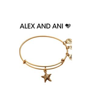 Alex and Ani Starfish Charm Bangle
